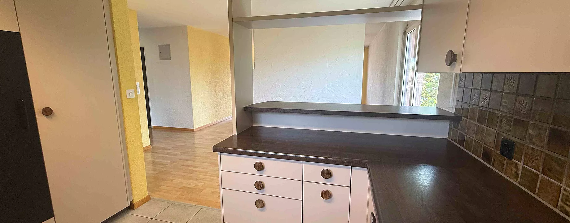 Küche Sicht Wohn-Esszimmer